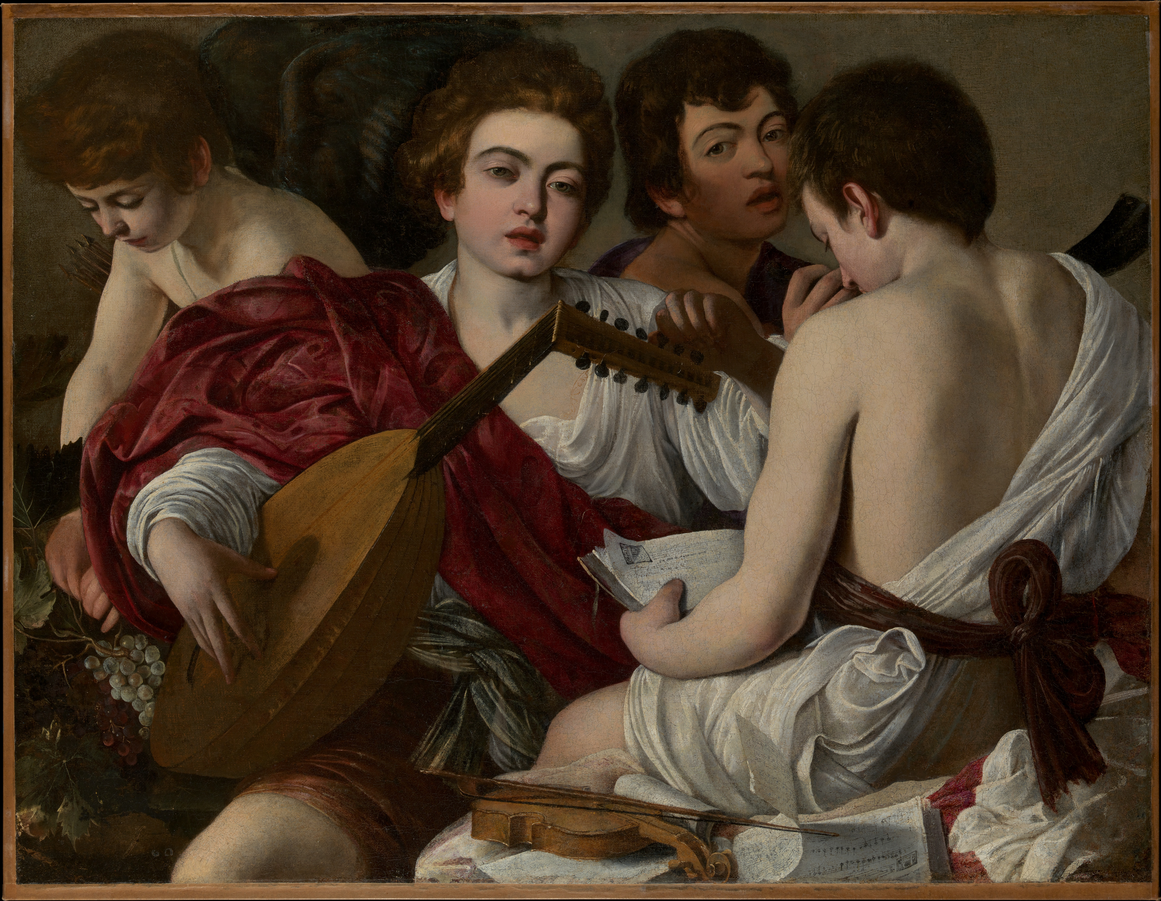 Caravaggio, The Musicians — museum-grade fine art